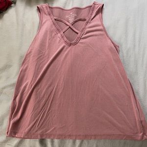 american eagle pink shirt